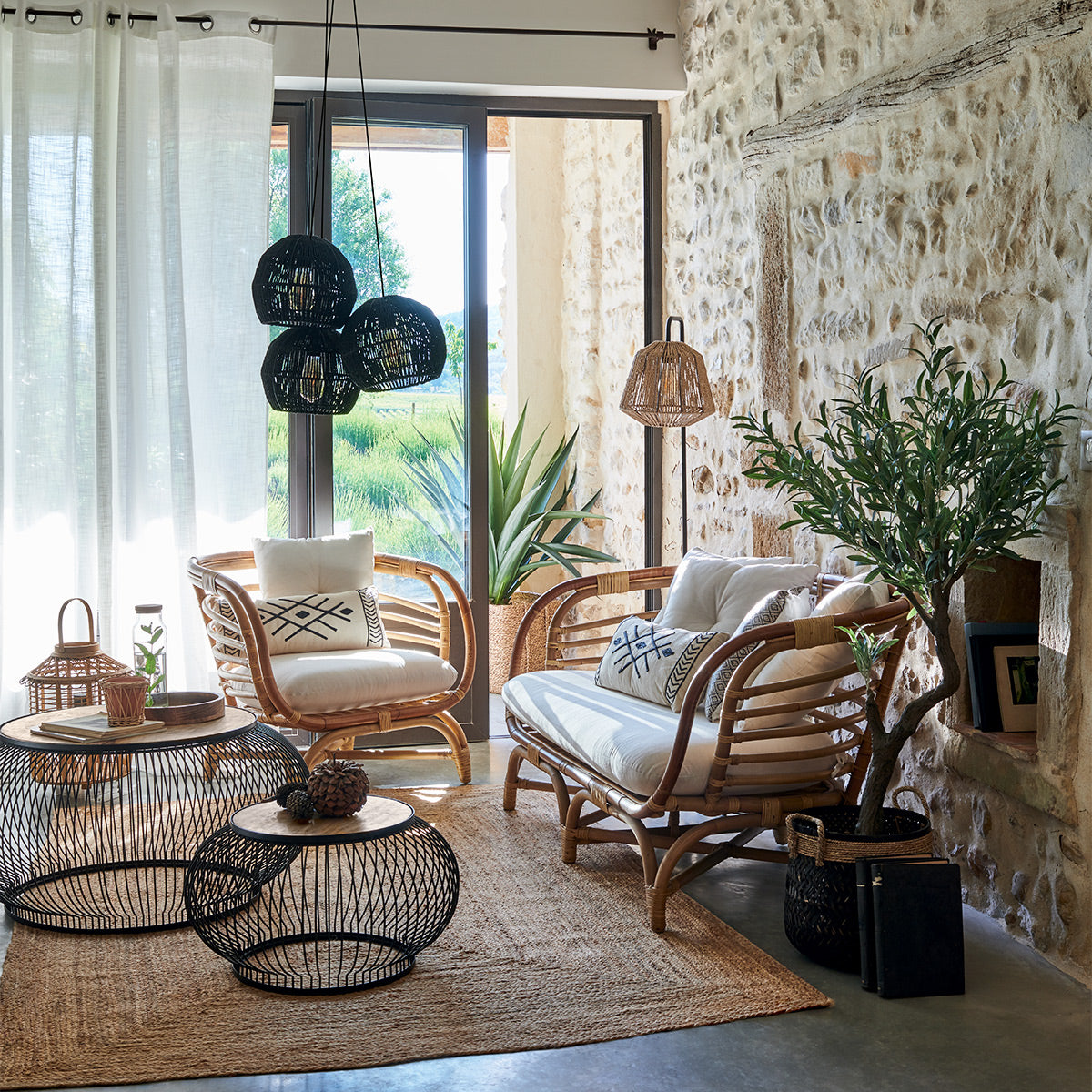 Farah rotan fauteuil – Handgemaakt, exclusief & altijd in stijl