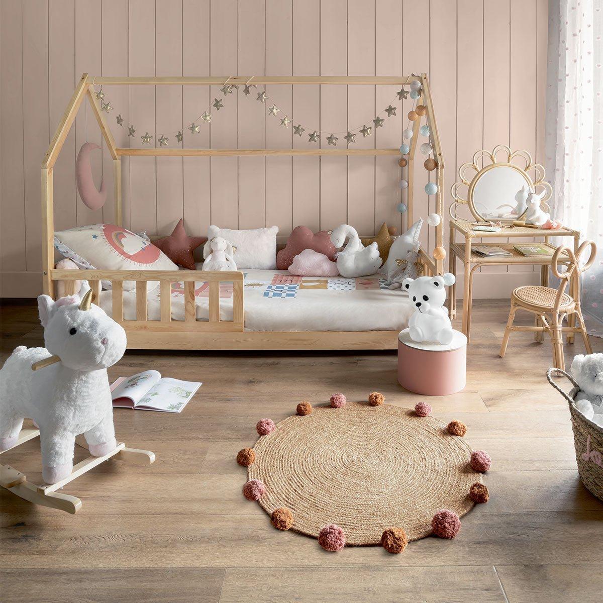 Kinderbed naturel hout tent Bosco - Industrieelinhuis.nl