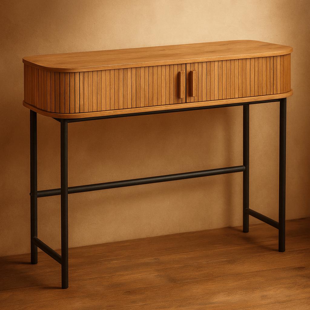 Sidetable Bali ronde vormen | 100x35x80,5cm - Industrieelinhuis.nl