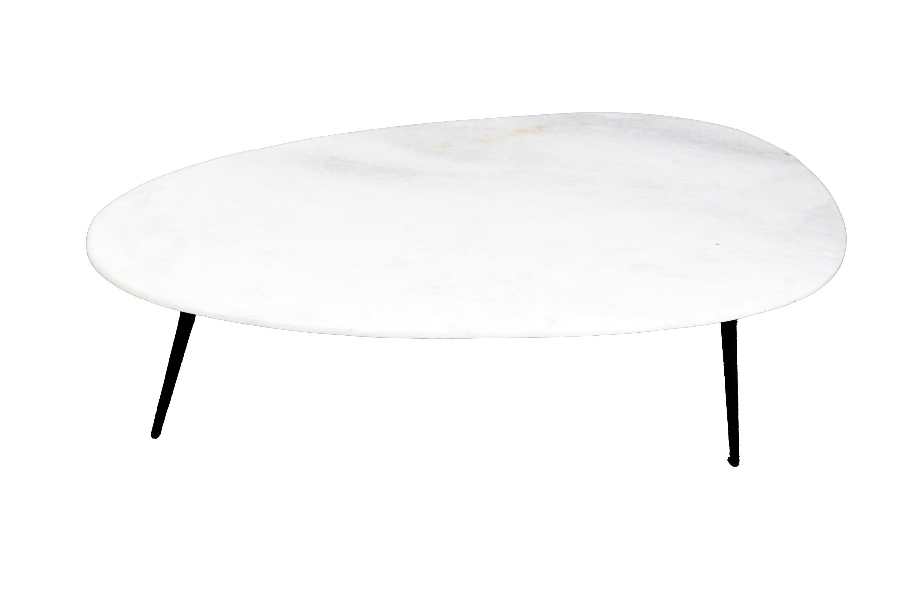 Organic Marble White black 110cm