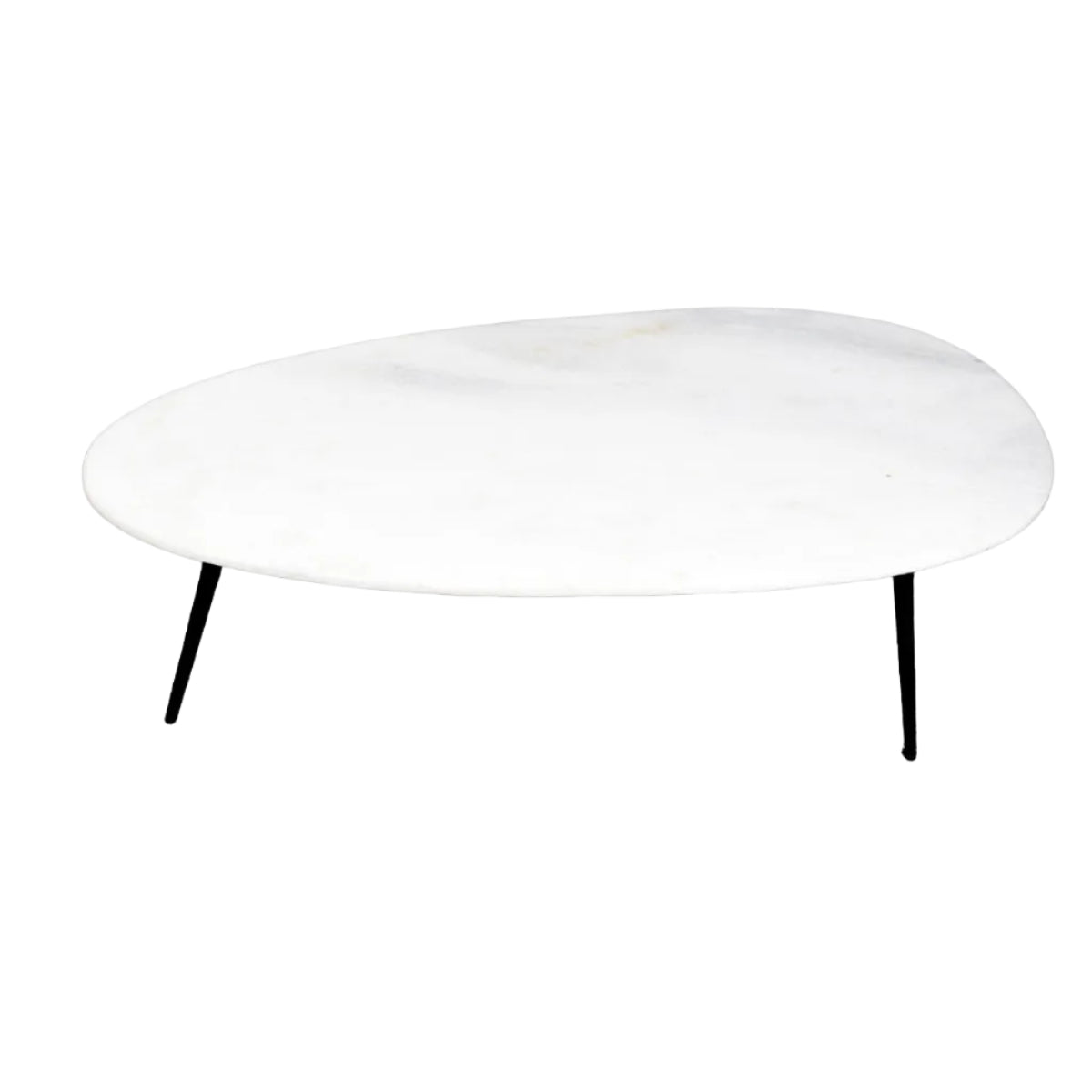 Organic Marble White black 110cm