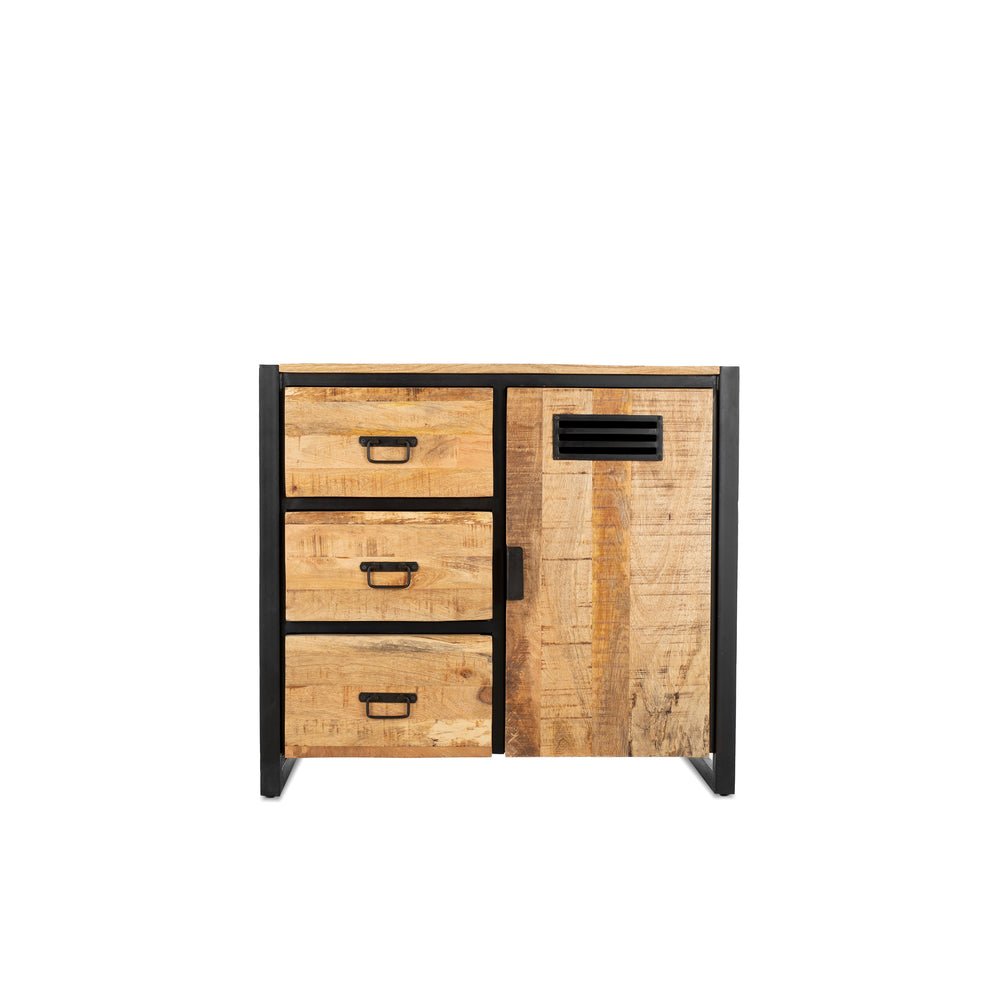 Dressoir Mangohout Luna 94cm - Industrieelinhuis.nl