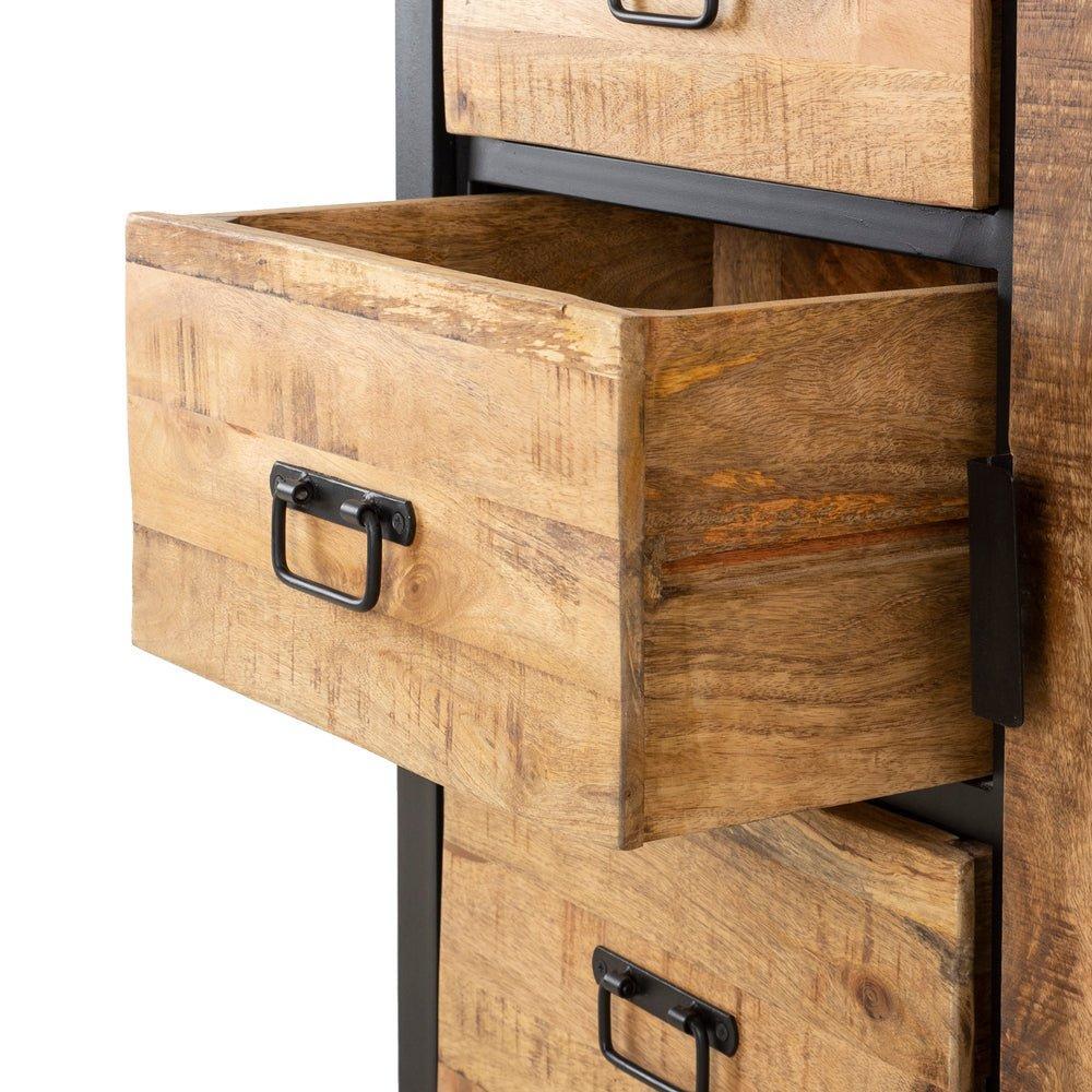 Dressoir Mangohout Luna 94cm - Industrieelinhuis.nl