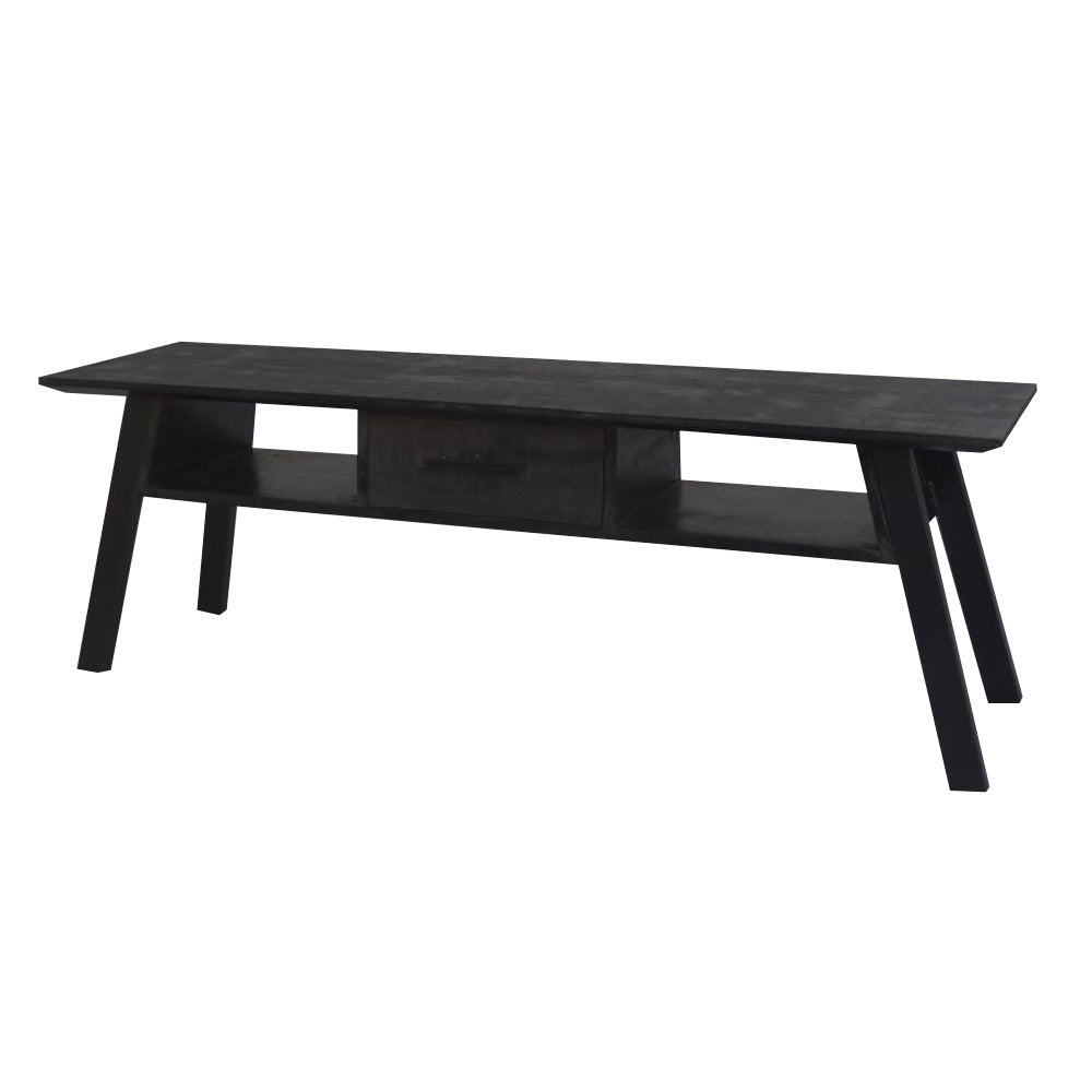 Tv-Meubel Berlin Zwart - Industrieelinhuis.nl