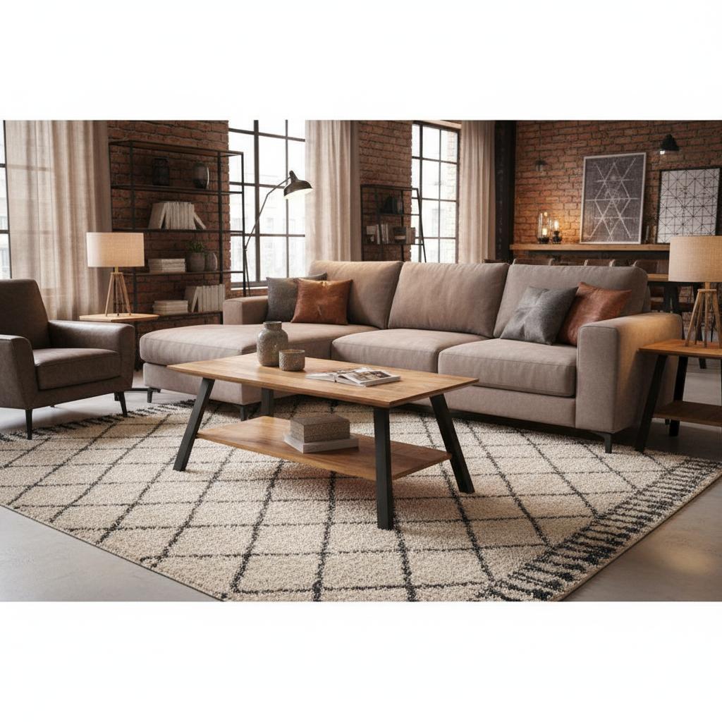 Salontafel Mangohout Berlin 120 cm