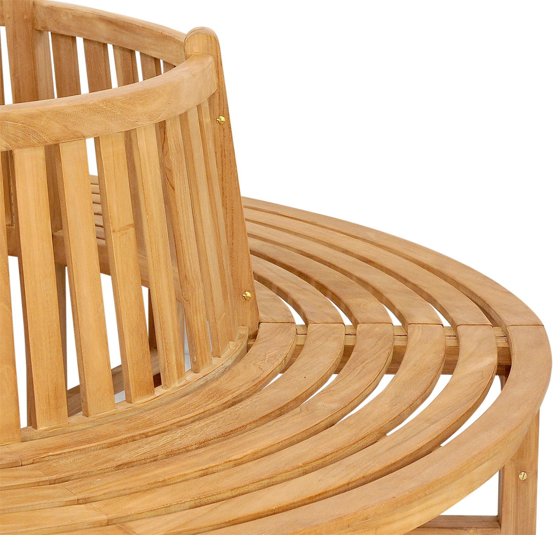 Tuinbank Rond Boom - Industrieelinhuis.nl