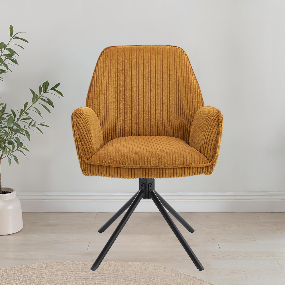 Eetkamerstoel Noah Hyper 66 Curry - Industrieelinhuis.nl