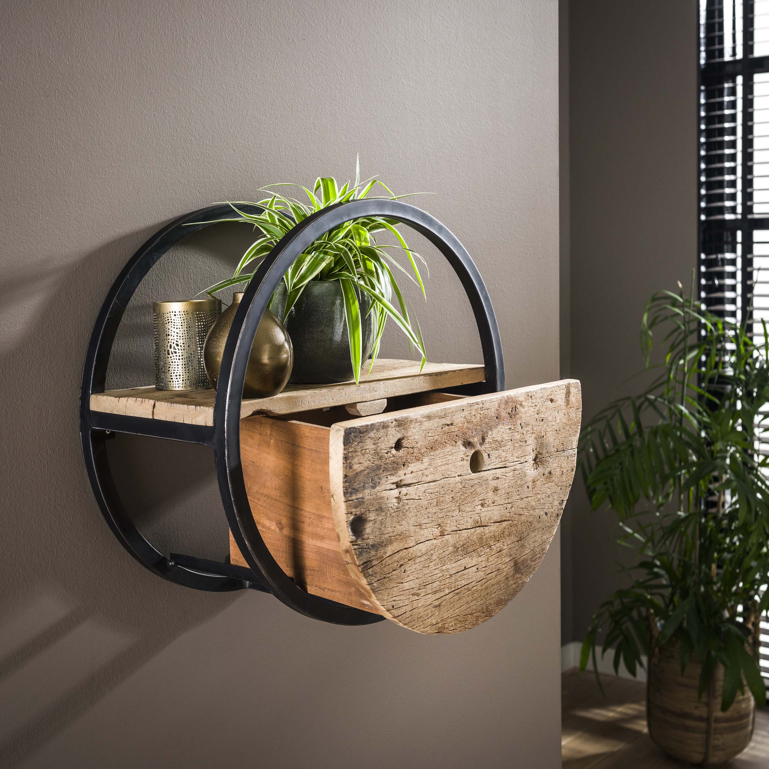 Wandschap Circular 1L Ø50