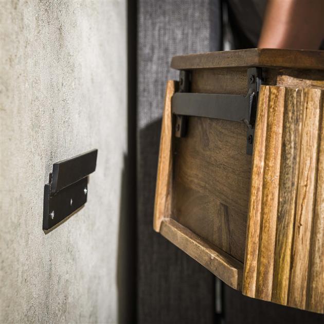 Nachtkastje Wave rond