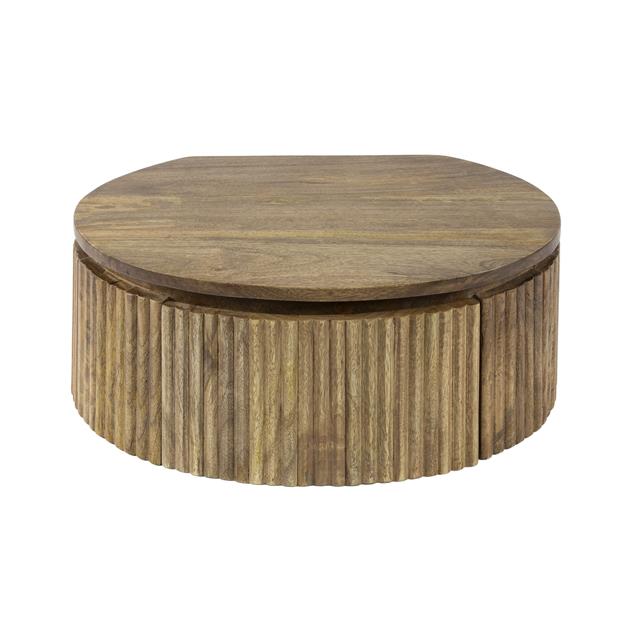 Nachtkastje Wave rond