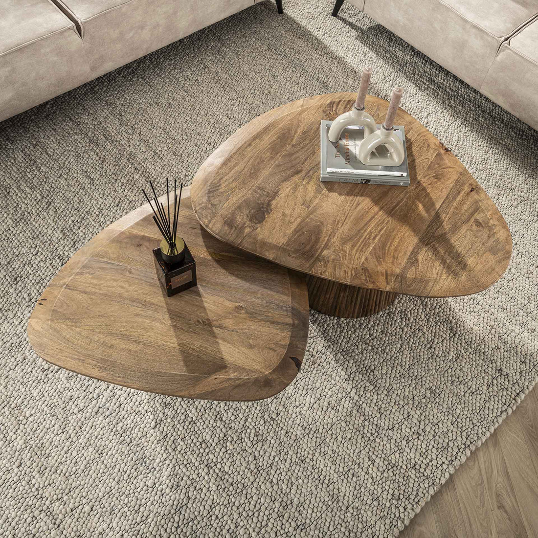 Salontafelset Flow | organische salontafelset - Industrieelinhuis.nl
