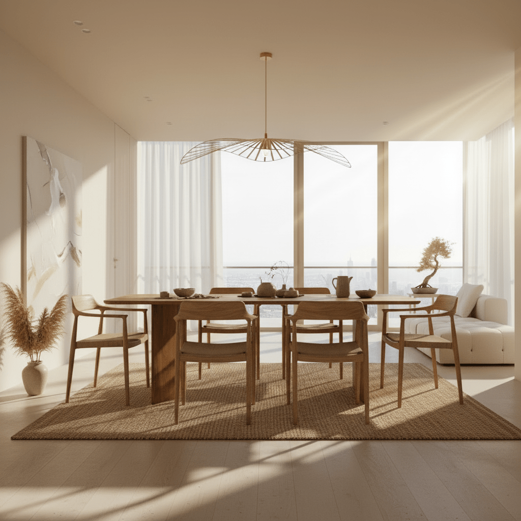 Eettafel Jade Rechthoek Naturel 220 - Industrieelinhuis.nl