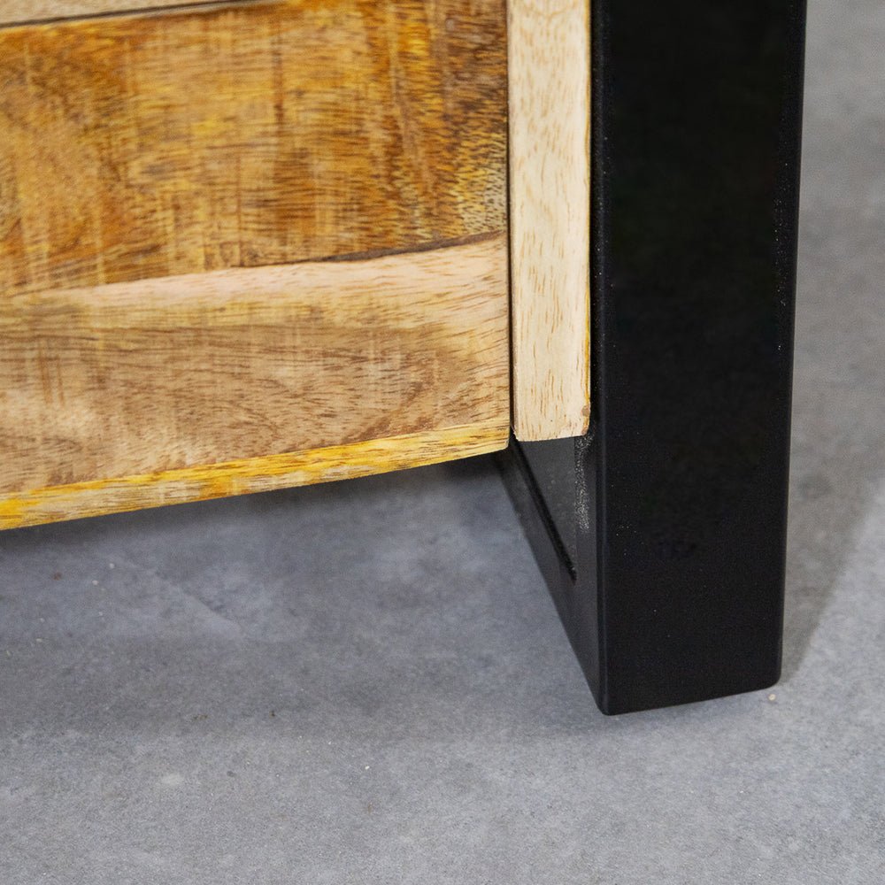 Mango Holz Nachttisch Britt | 50x40x70cm