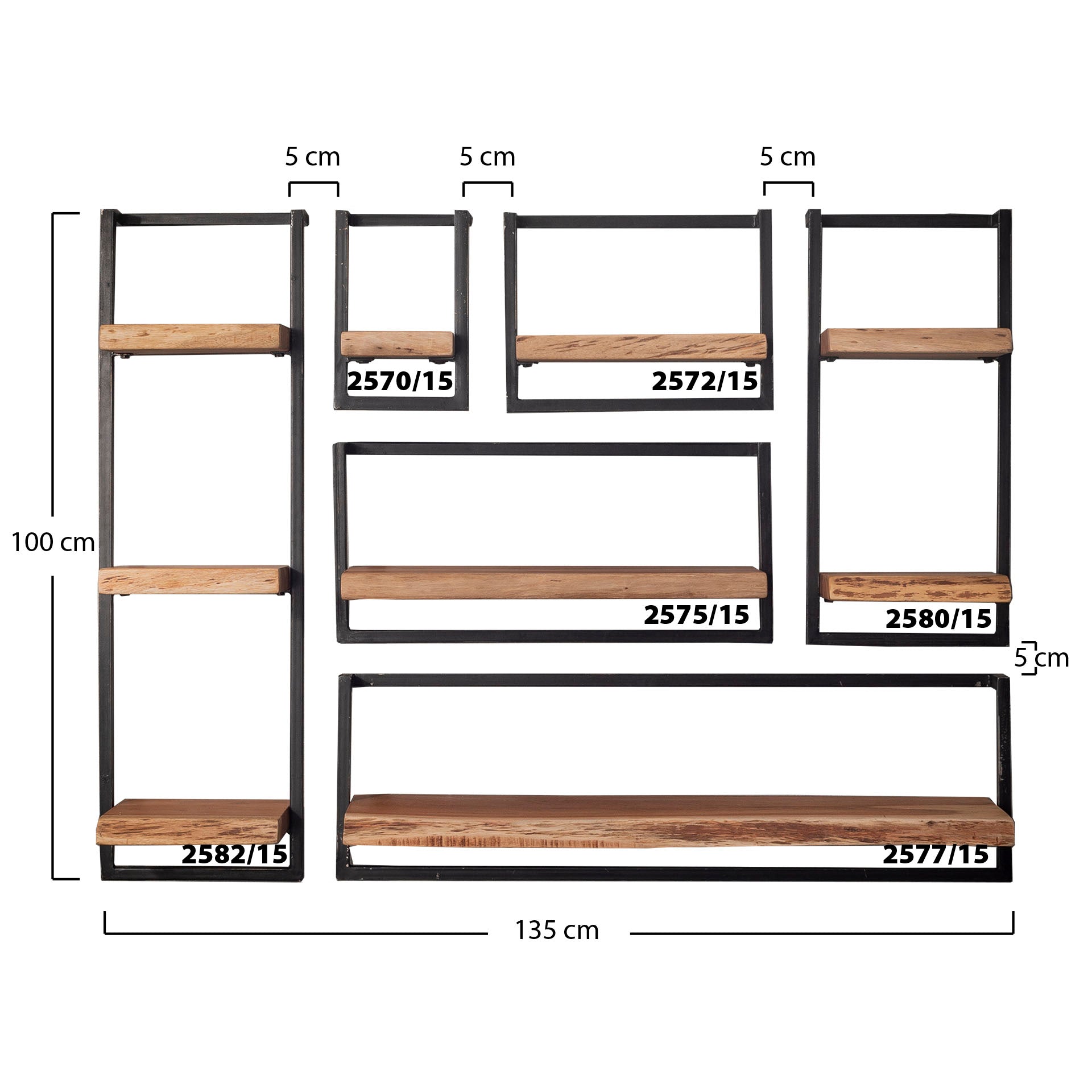 Wandplank Edge Frame 20