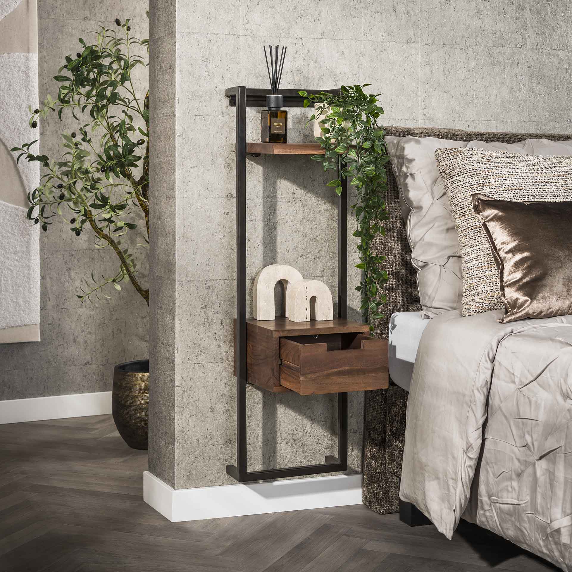 Nachtkastje Air Solid Small - Industrieelinhuis.nl