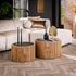 Salontafel Slate Round set/2