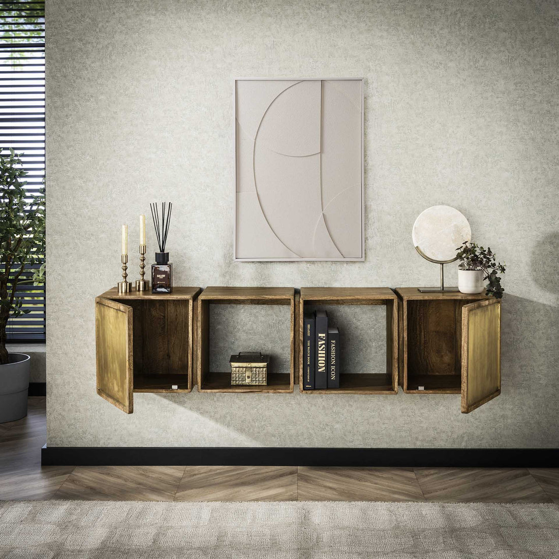 Dressoir Brass Flow - Industrieelinhuis.nl