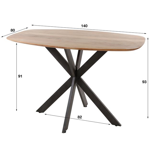 Bartafel Arhus Solid 140