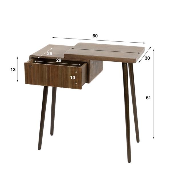 Nachtkastje Carve 1L R