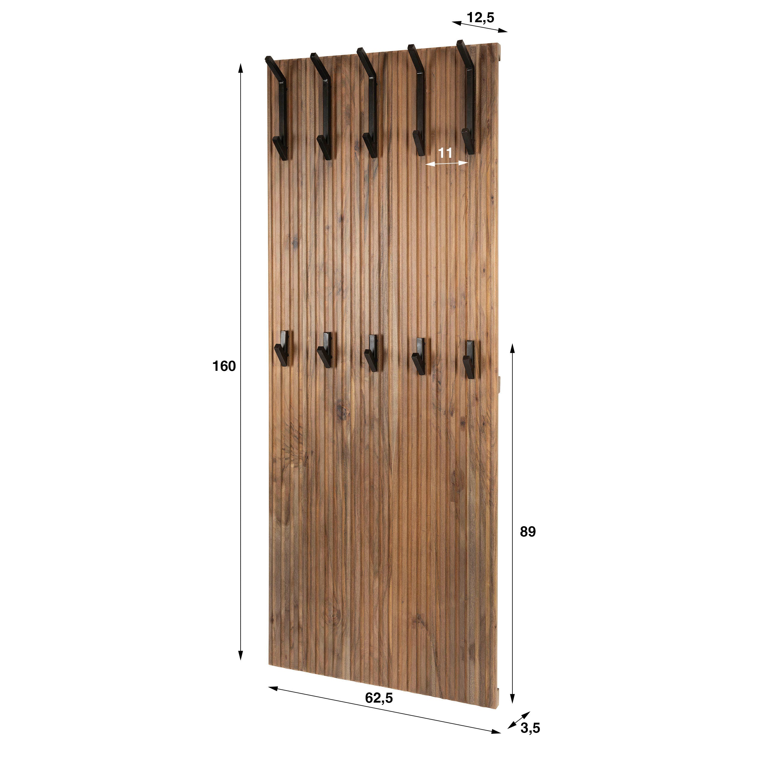 Kapstok Panel hoog 10H
