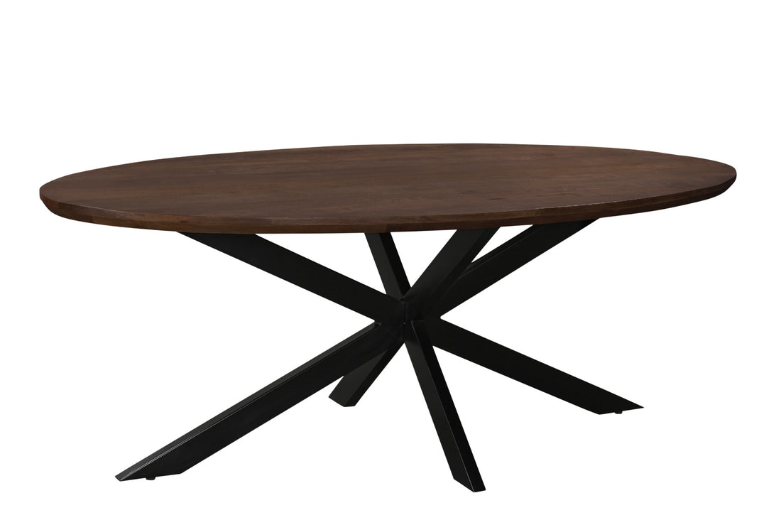 Jesper Oval Brown 240 cm - Industrieelinhuis.nl