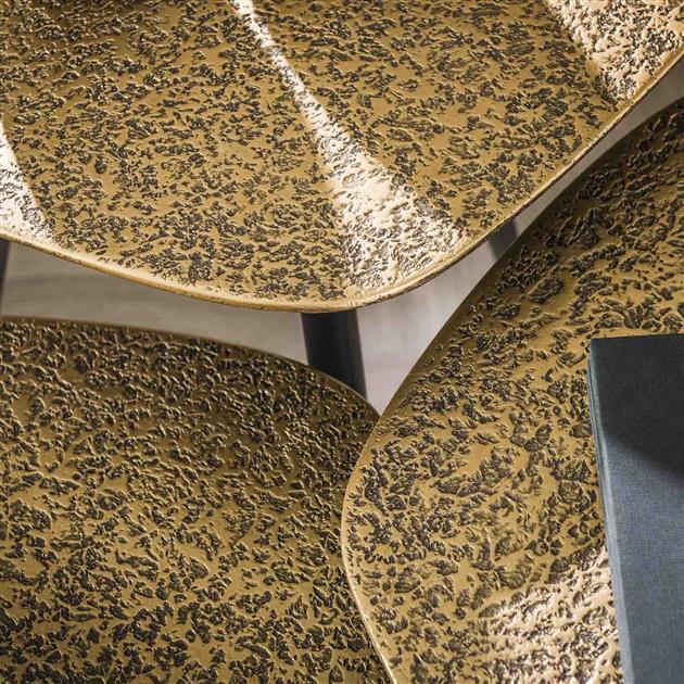Salontafel set van 3 Nessa Point Goud