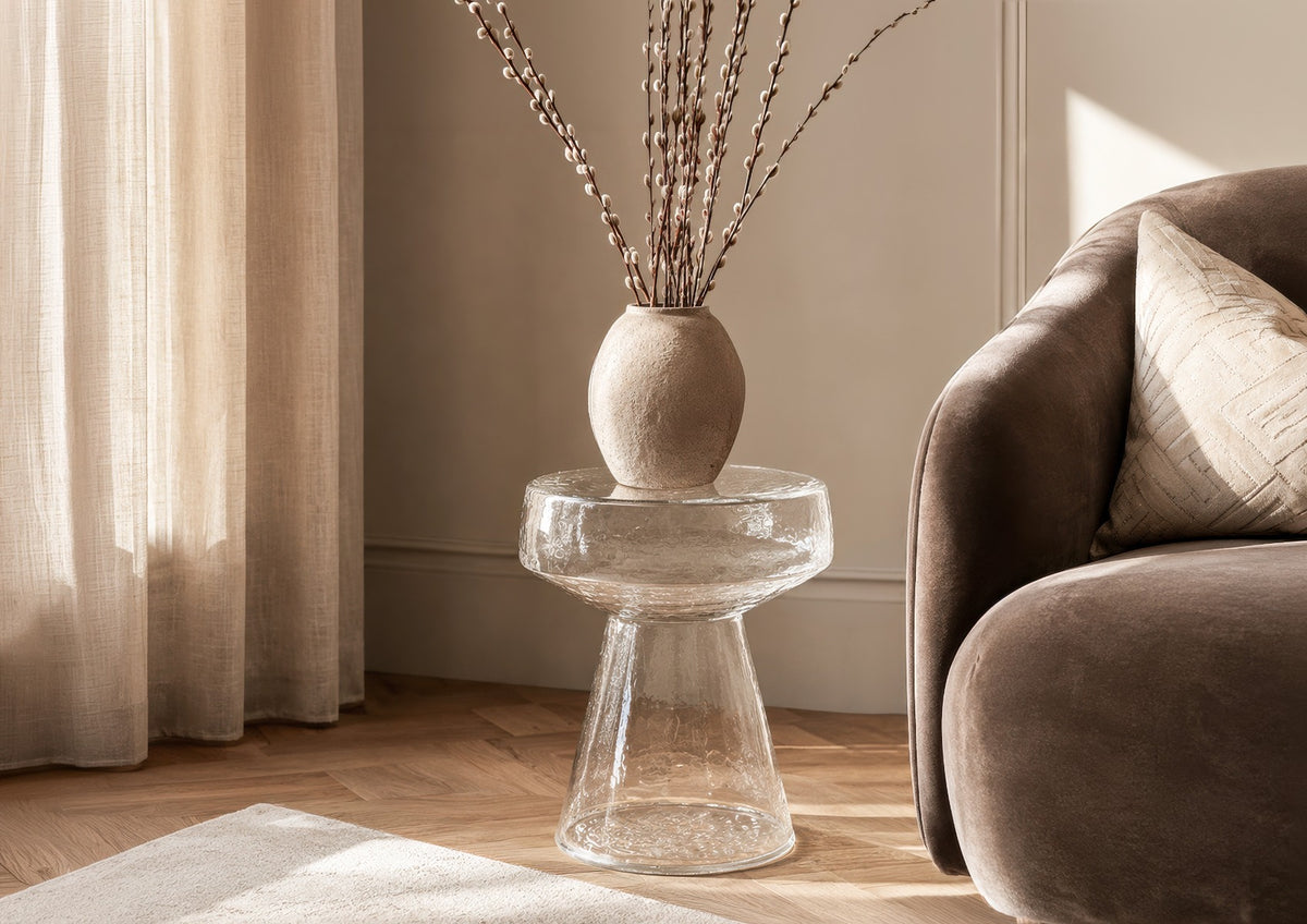Bijzettafel Bo Clear 37cm