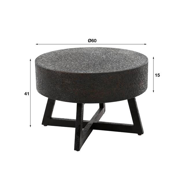 Salontafel Bulky Ferro Low Ø60