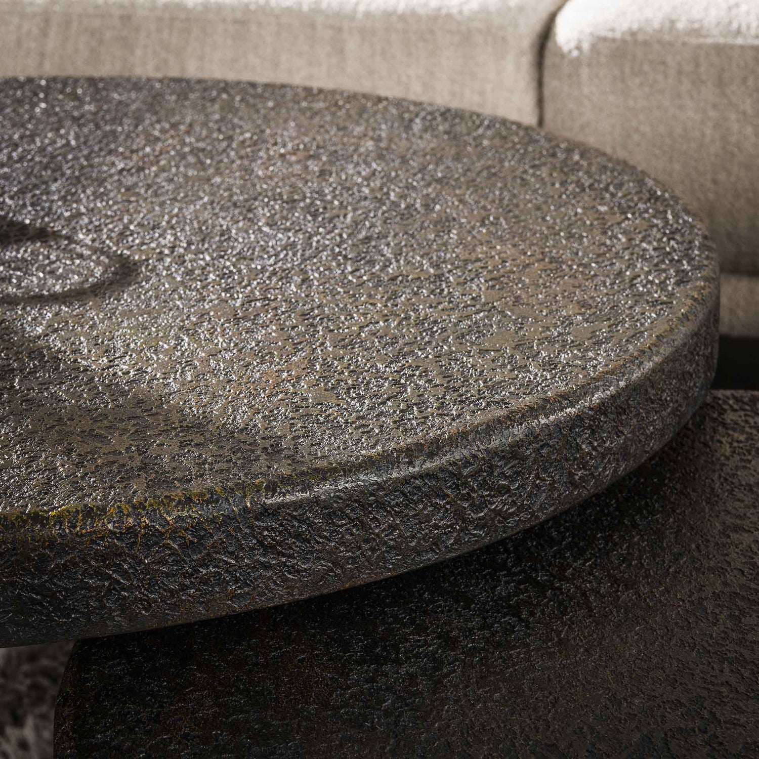 Salontafelset Buckley Rond Metallic