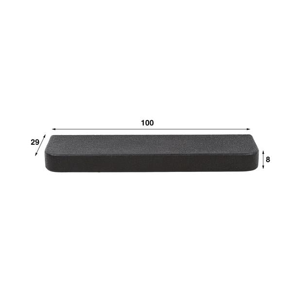 Wandplank Metallic 100