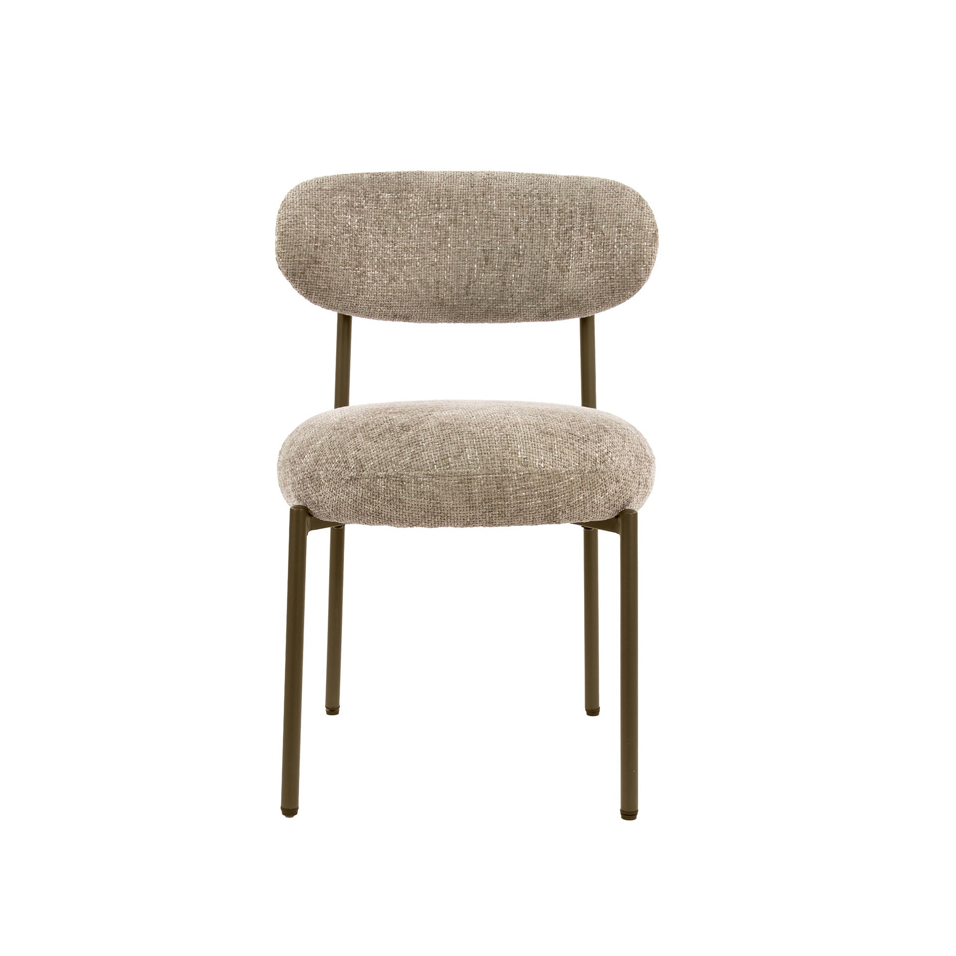 Eetkamerstoel Round Taupe