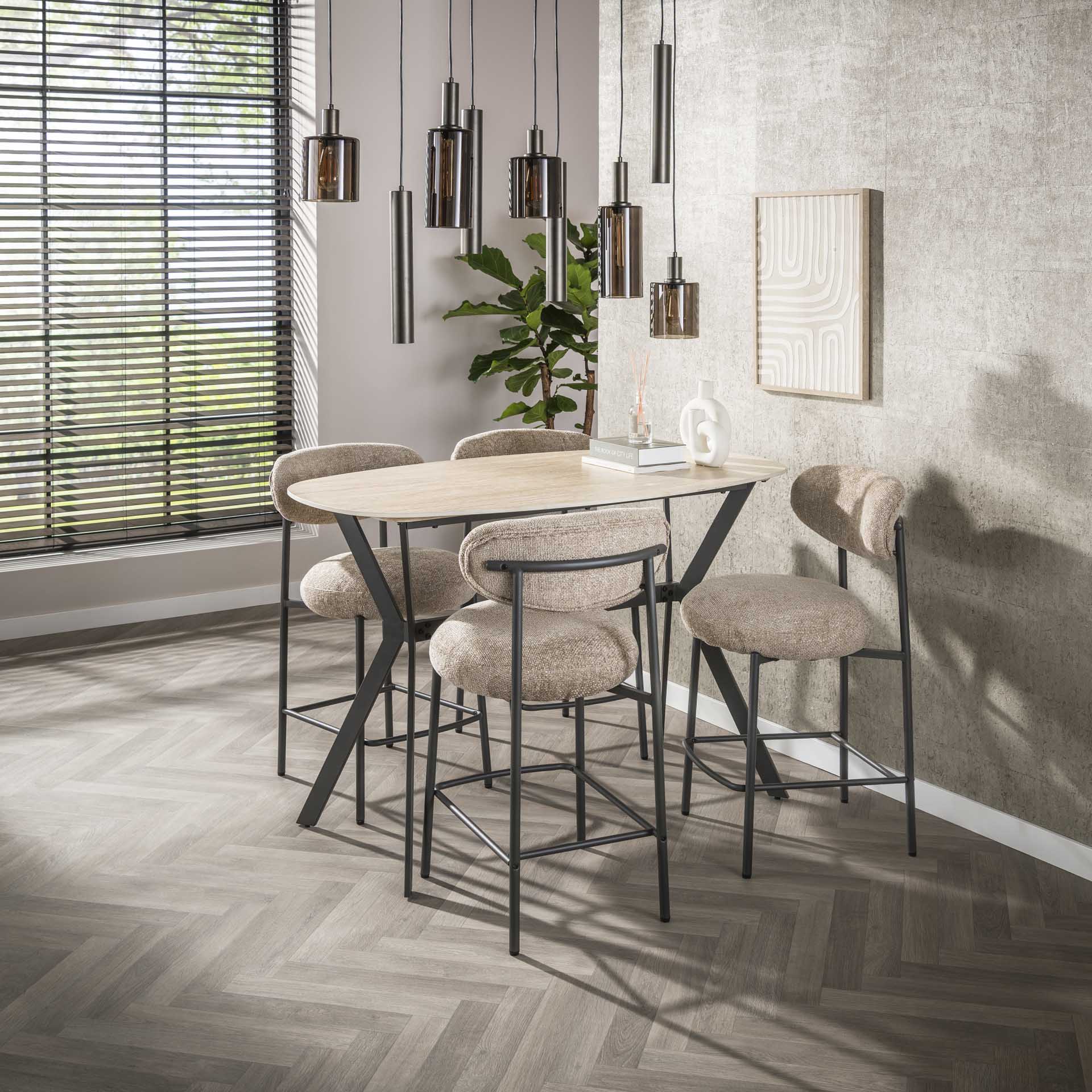 Barstoel Round (per 2 bestellen) - Industrieelinhuis.nl