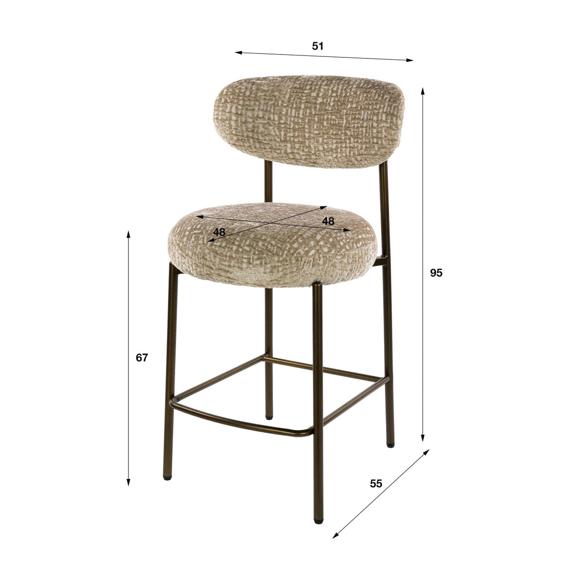 Barstoel Round VPE2