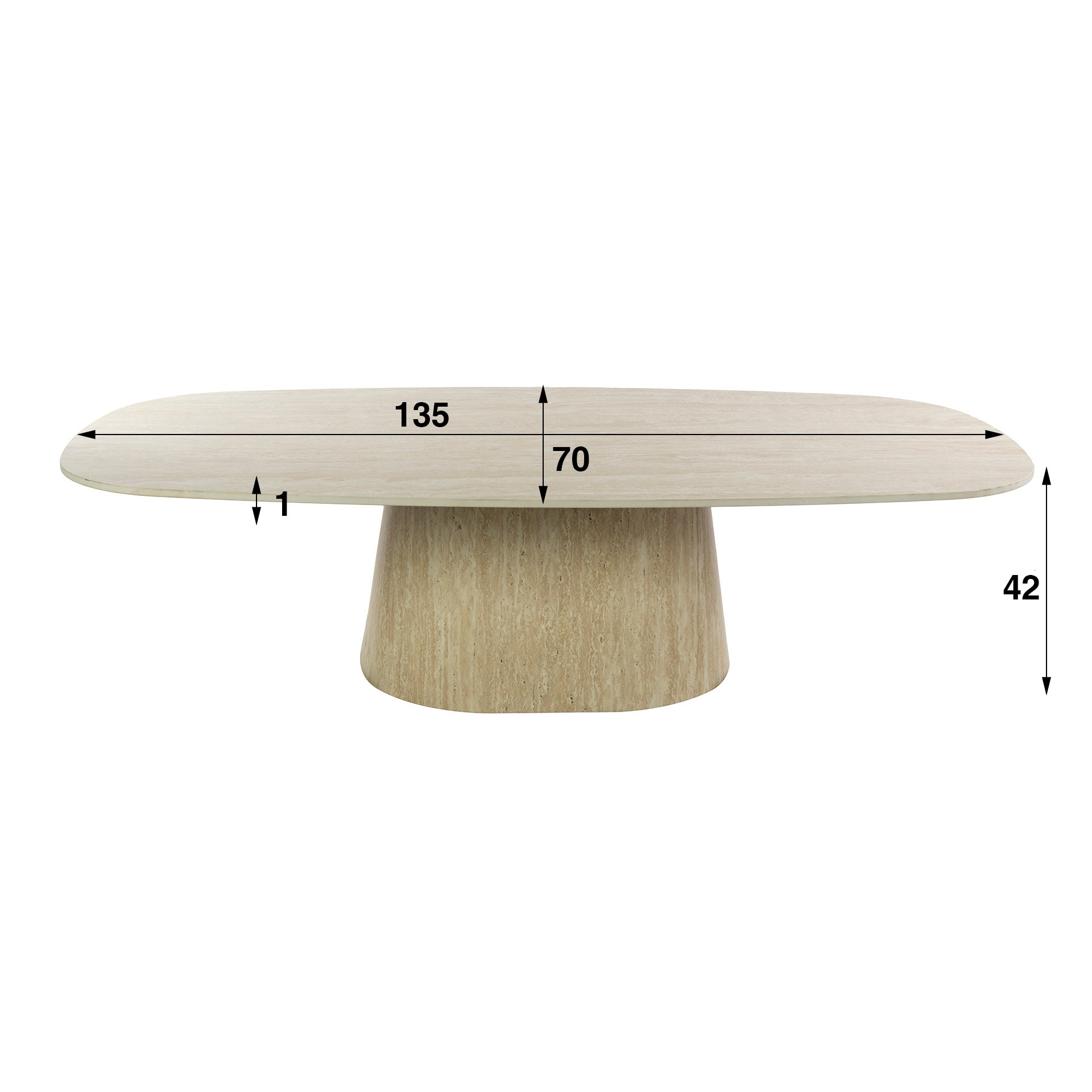 Salontafel Centro 135 cm
