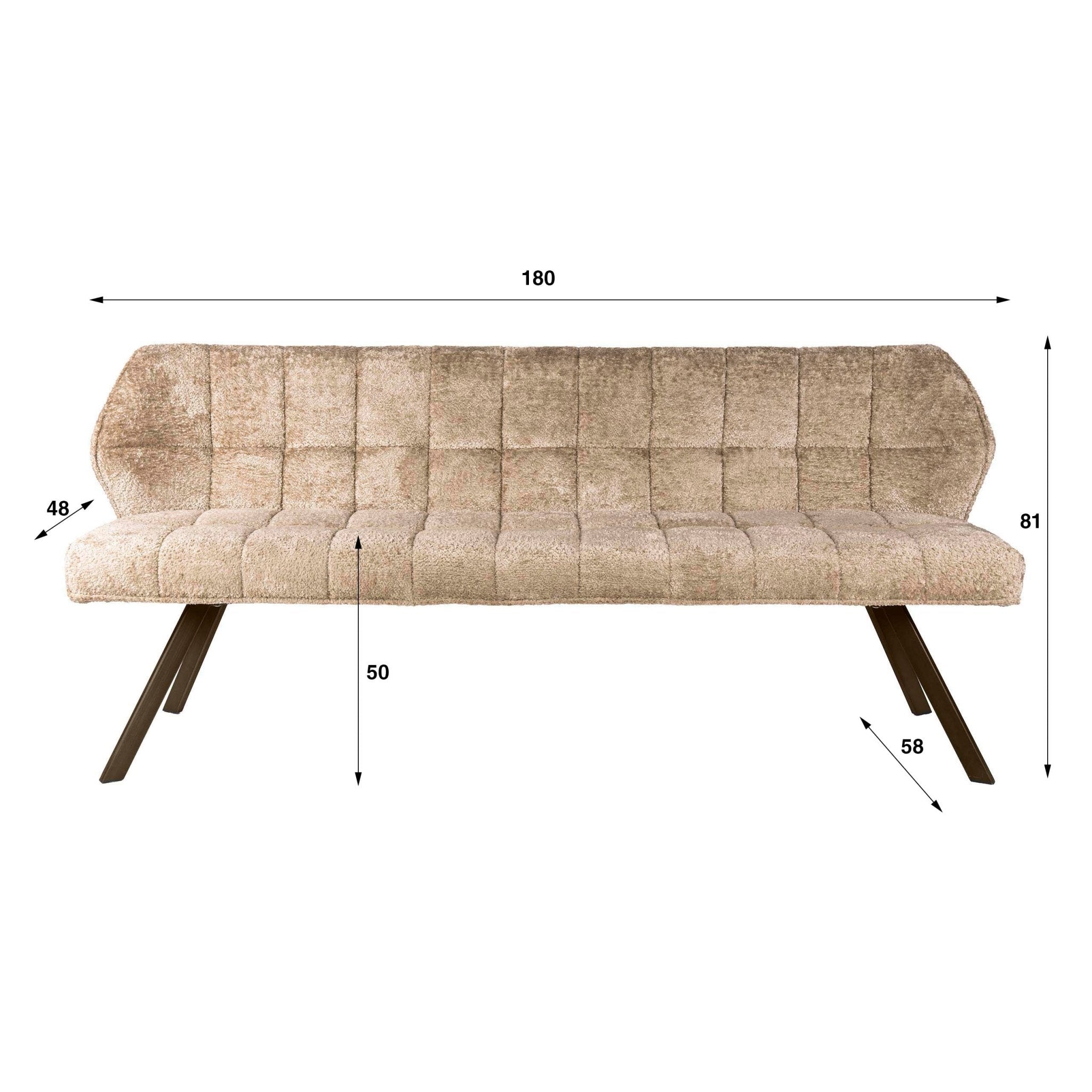 Eetkamerbank Raster - Industrieelinhuis.nl