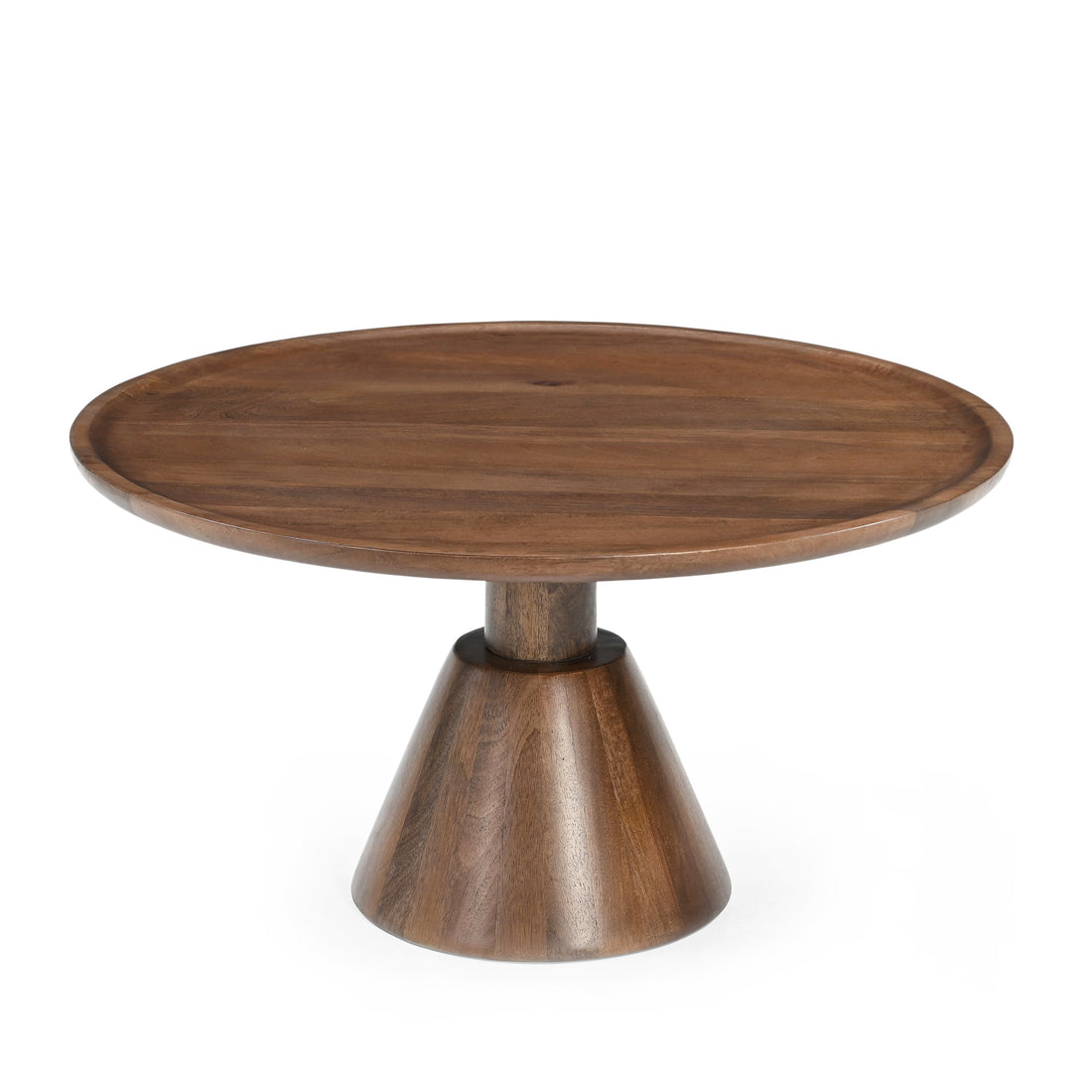 Salontafel Jade Kegelvoet Bruin - Industrieelinhuis.nl