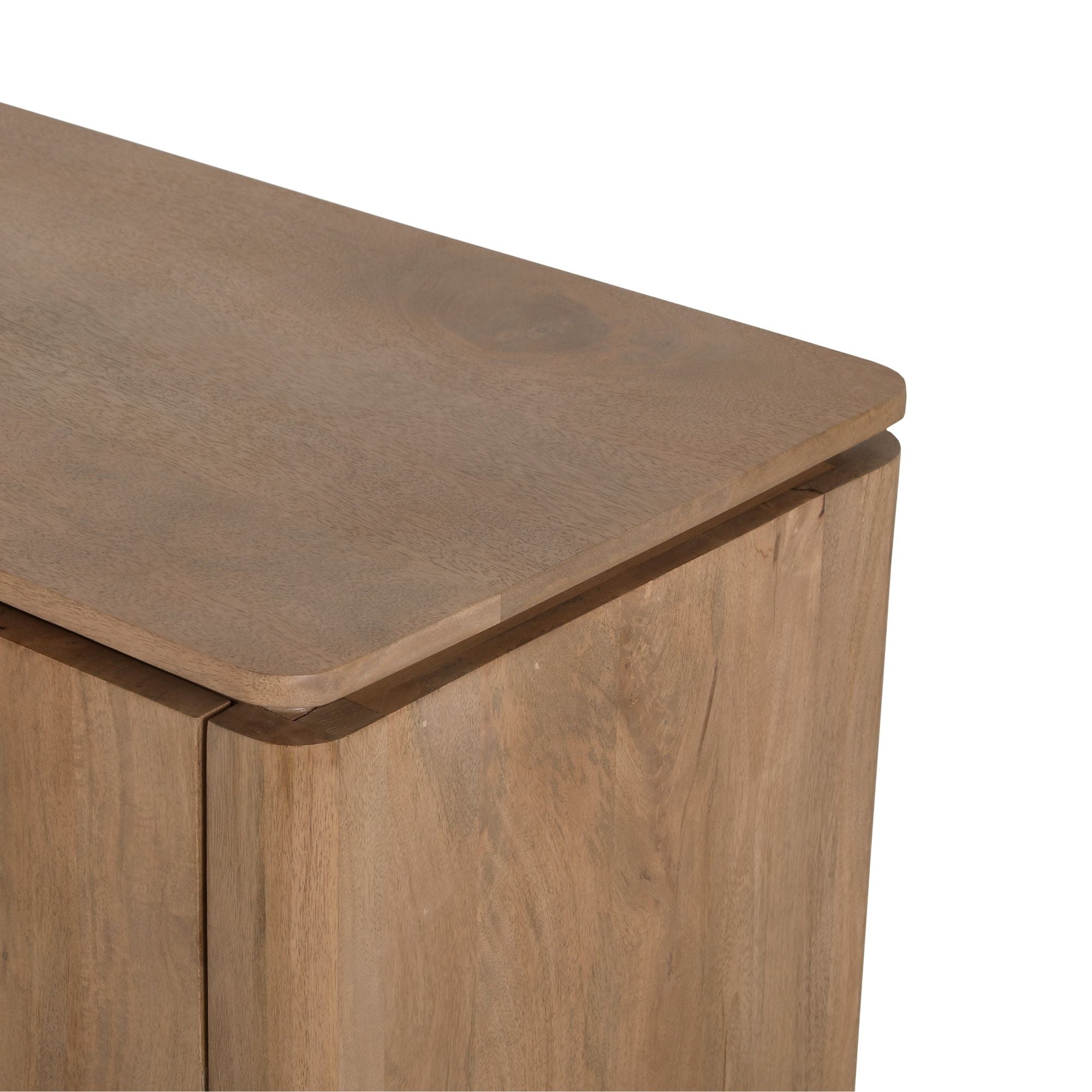 Tv meubel Dallas Naturel Mangohout 210 cm - Industrieelinhuis.nl