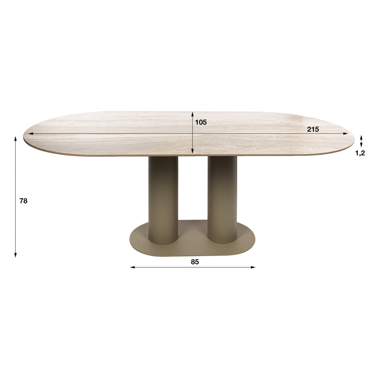 Eettafel Selvo 215