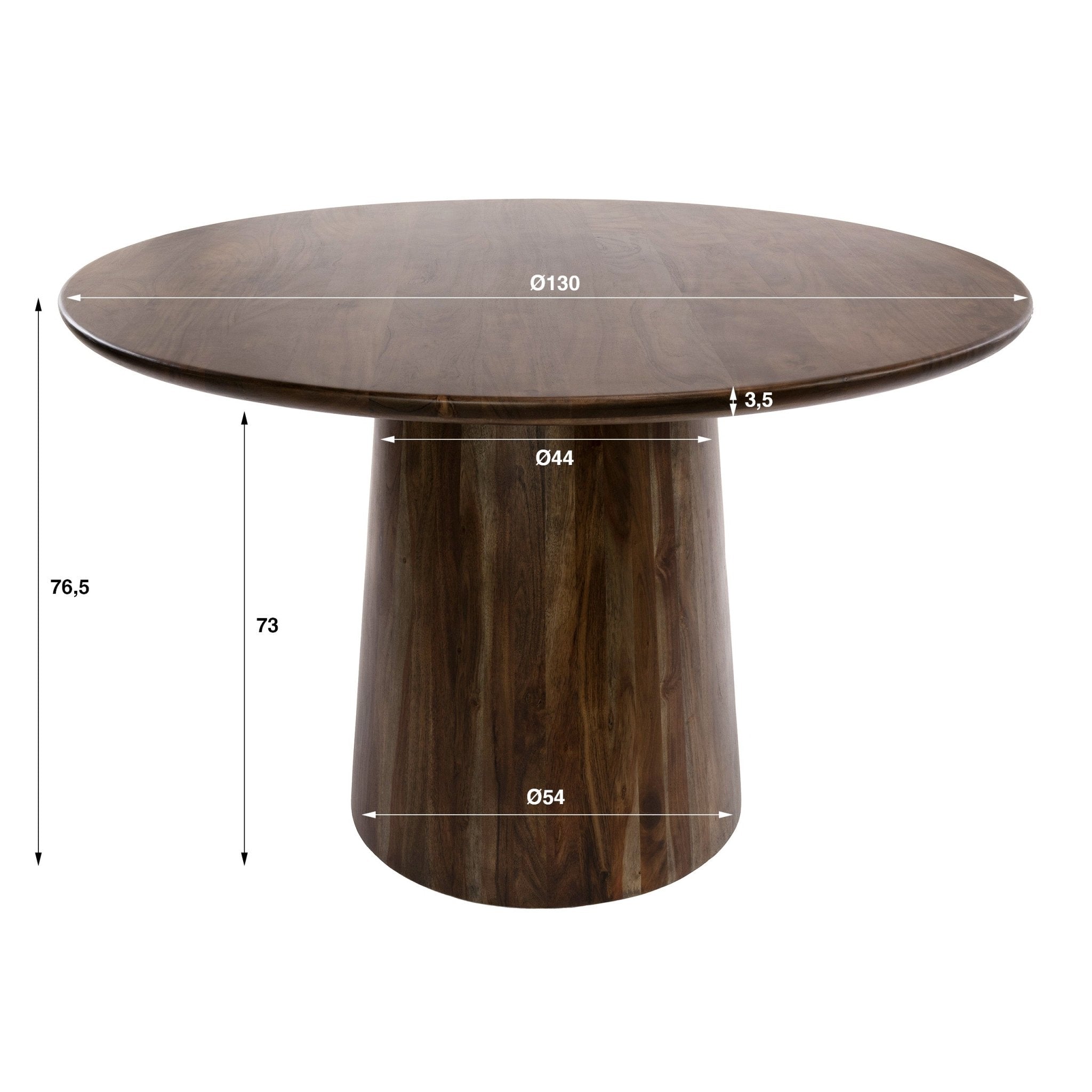 Eettafel Central rond Ø130