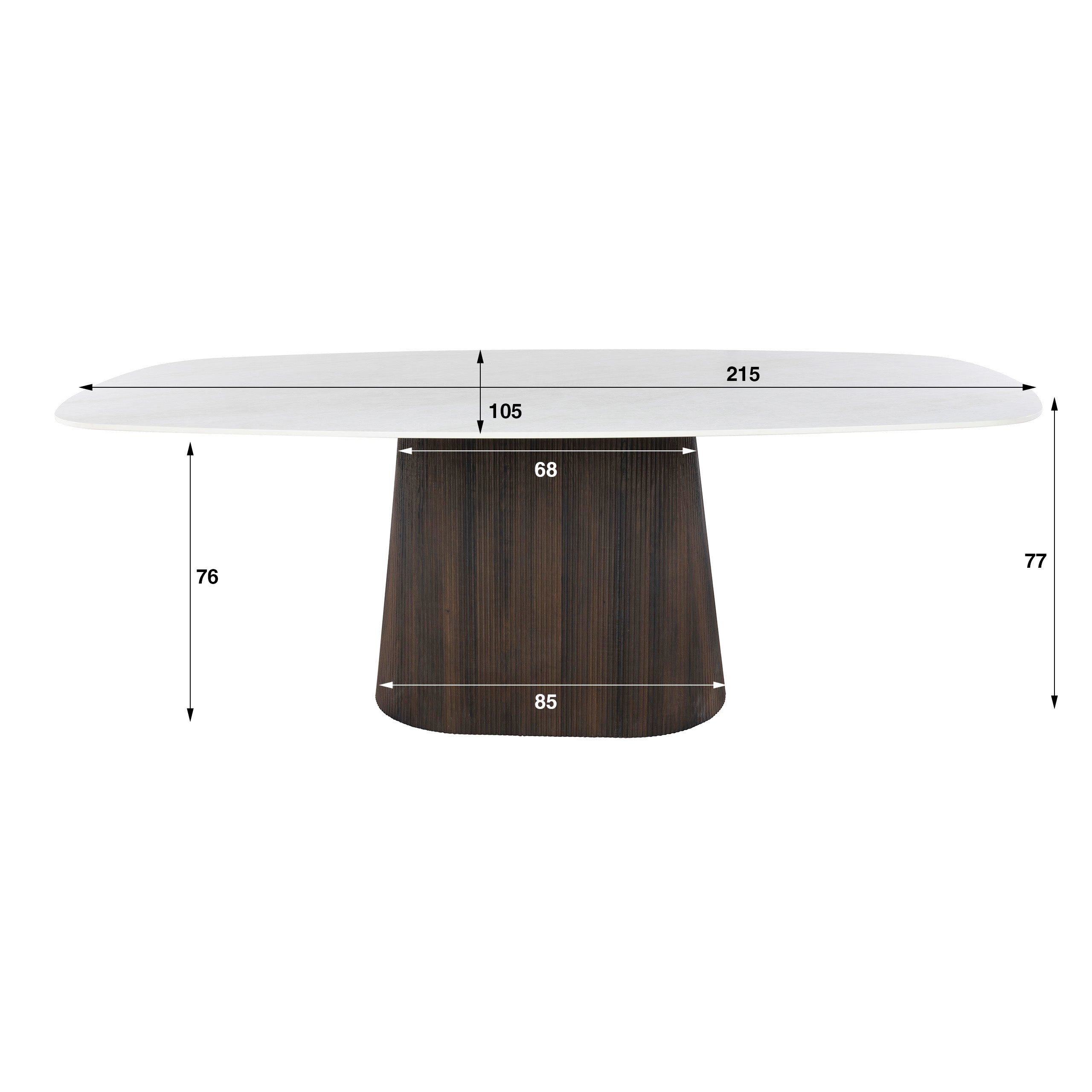 Eettafel Ceramo Centro 215