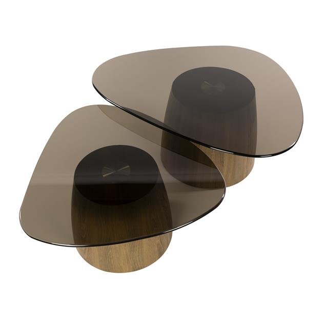 Salontafel Tinto driehoekig set/2