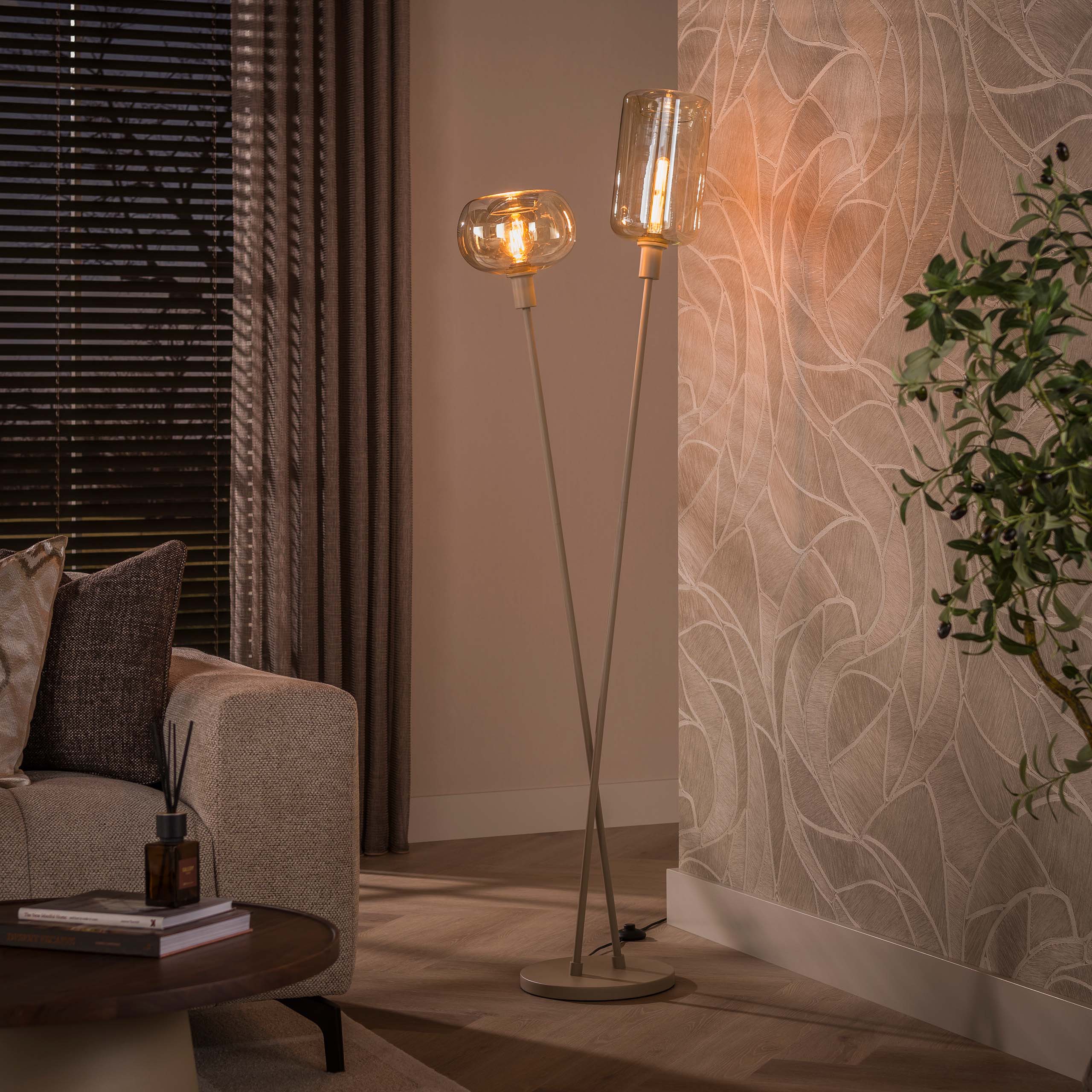 Vloerlamp Serene Beige