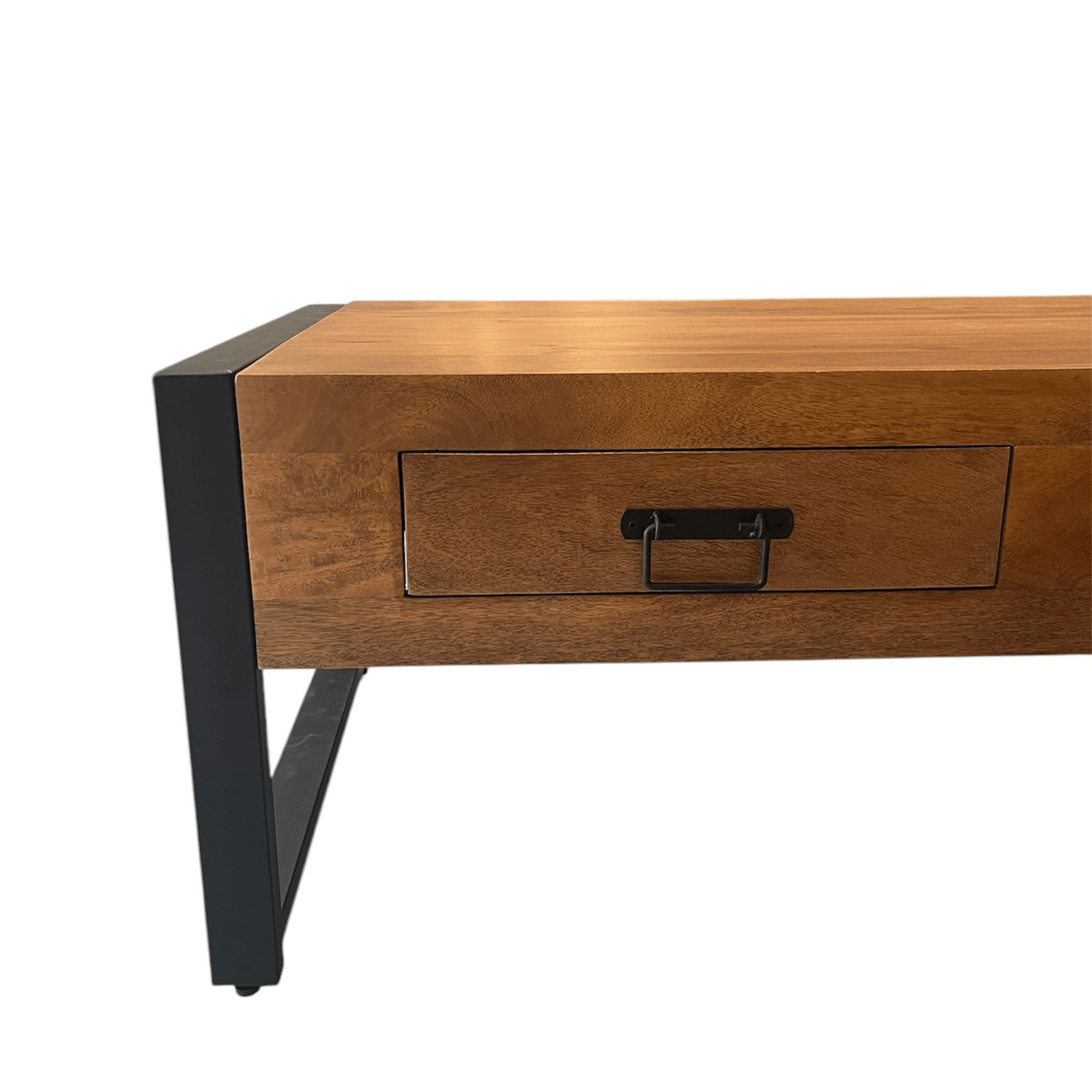 Salontafel Boaz met 2 lades | 120 cm | FINISH WARM | 30 % - Industrieelinhuis.nl