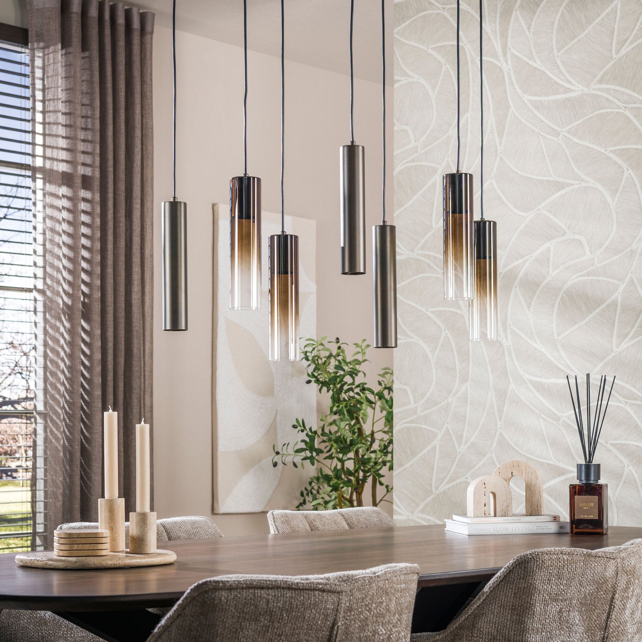 Hanglamp Lungo 4+3L
