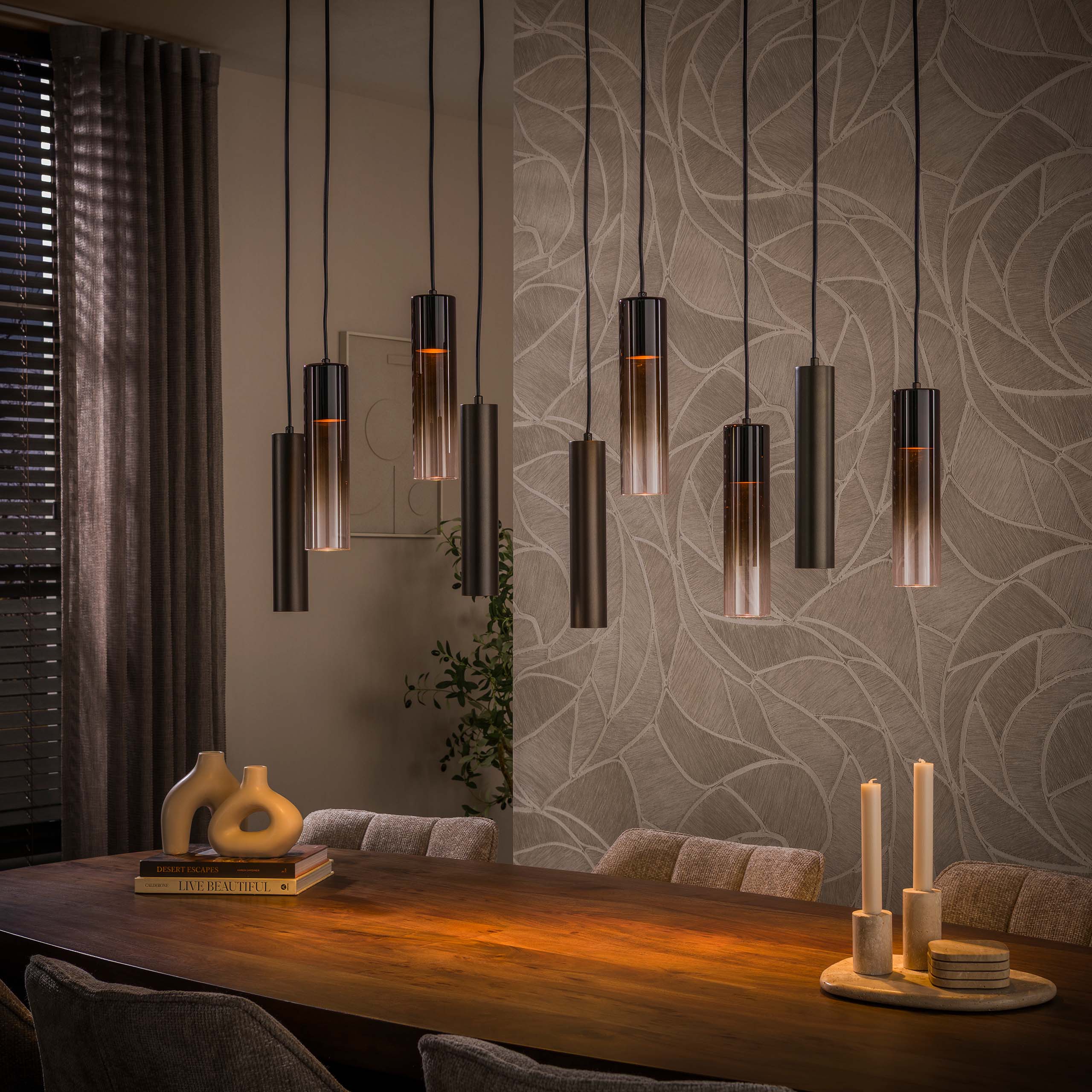 Hanglamp Lungo 5+4L