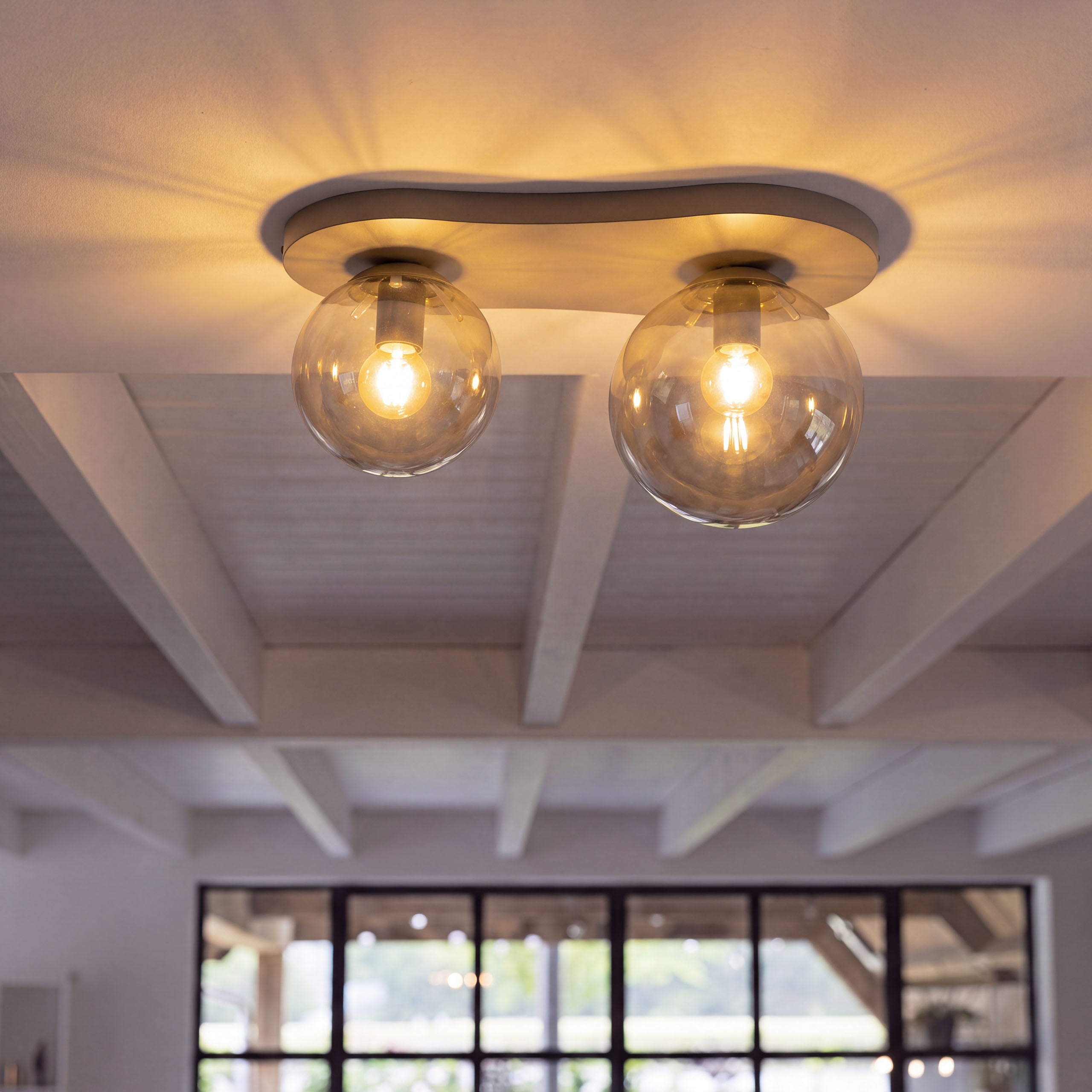 Plafondlamp Bubbel Beige