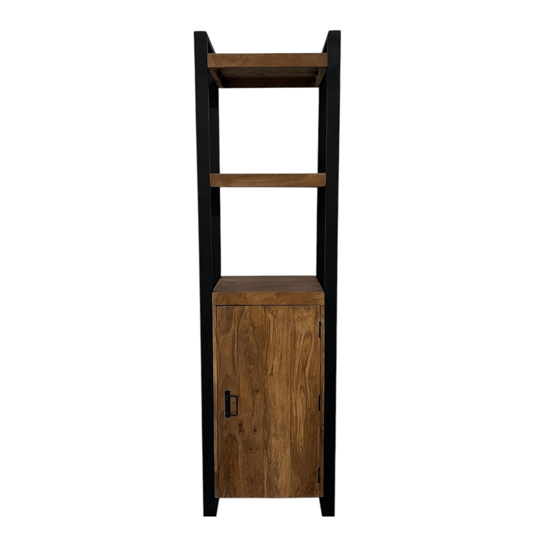 Boekenkast Boaz met 1 deur | 55 cm | Finish Warm - Industrieelinhuis.nl