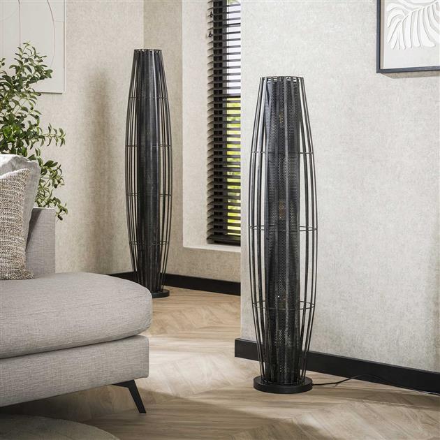 Vloerlamp Cylinder Mesh 3L 120