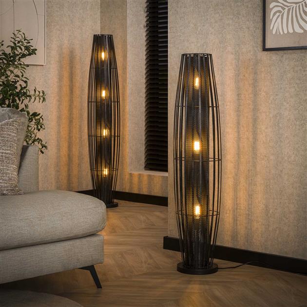 Vloerlamp Cylinder Mesh 4L 150