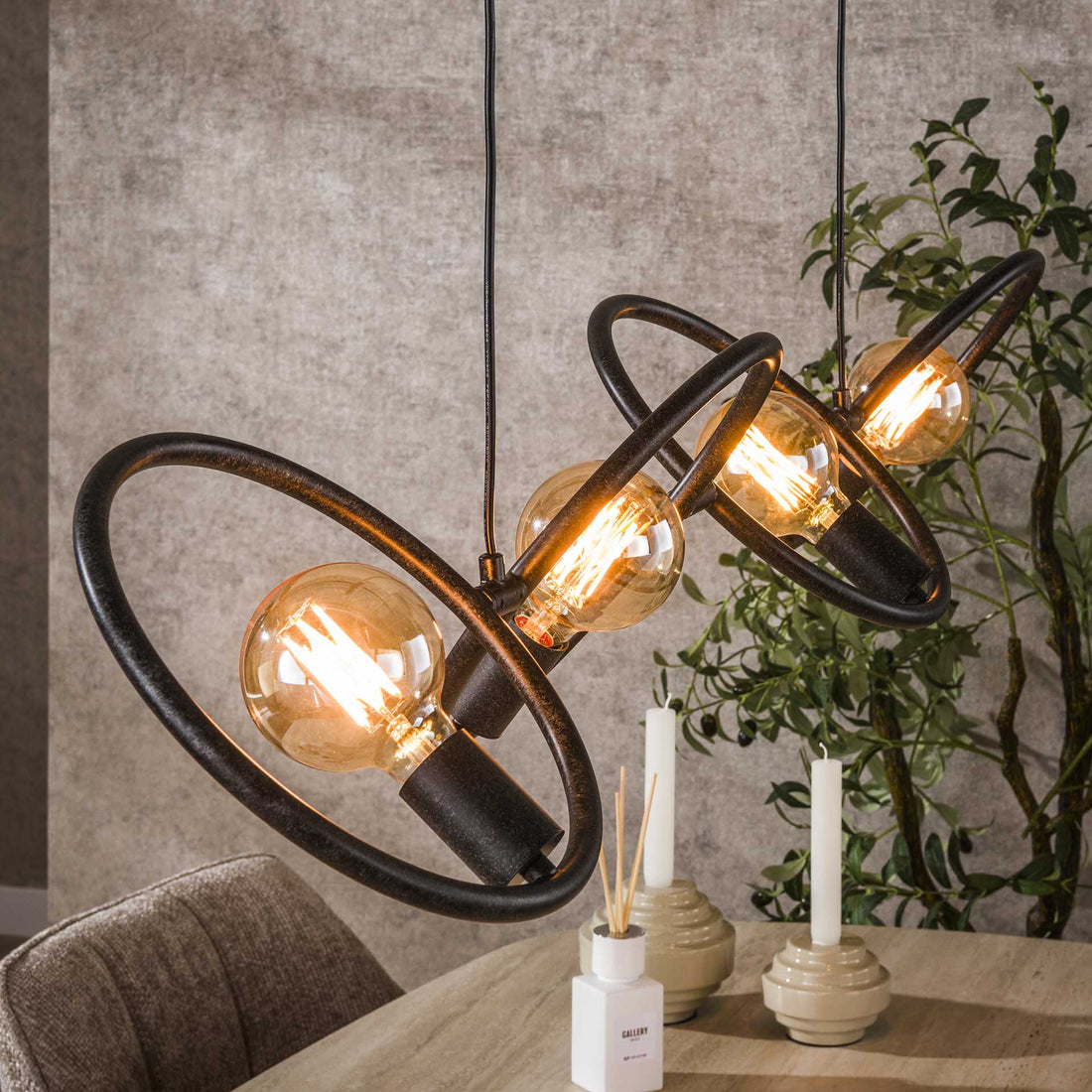 Hanglamp Loop 4L - Industrieelinhuis.nl